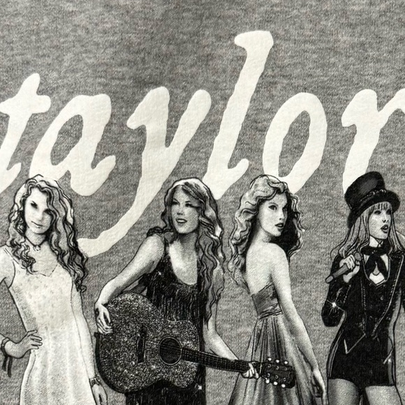 Taylor Swift Merch Heather Grey Crewneck AUTHENTIC - Picture 5 of 7
